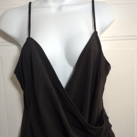 Pink Lily Black Sleeveless Asimetrical Mini Dress. Size XXL. NWOT - Picture 9 of 11